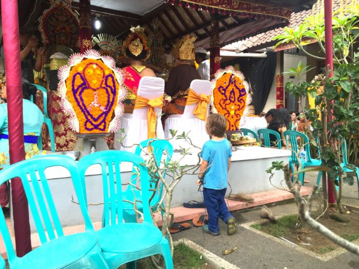 Hochzeitszeremonie auf Bali