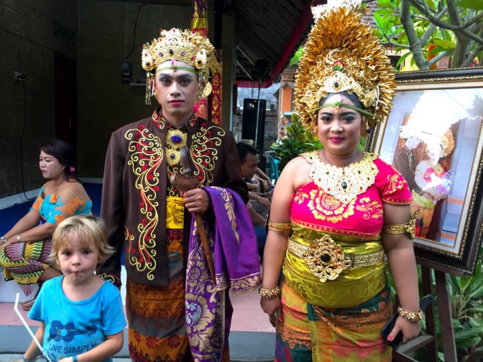 Make Up auf einer Balinesischen Hochzeit