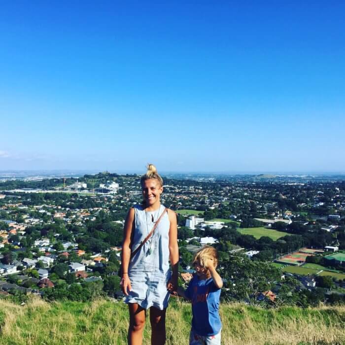 Auckland in Neuseeland mit Kind