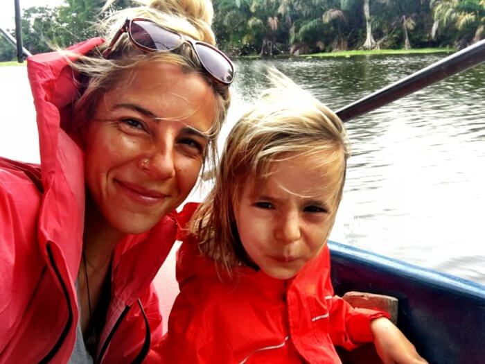 Mit Boot durch Costa Rica mit Kind